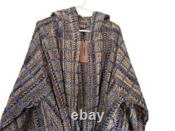 Missoni Bathrobe in cotton terry with Striped Pattern Unisex Size XL