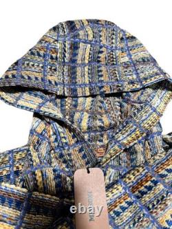 Missoni Bathrobe in cotton terry with Striped Pattern Unisex Size XL