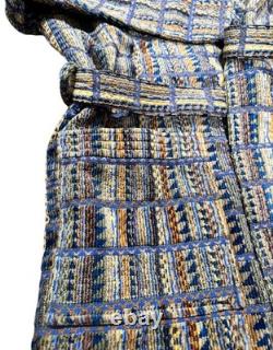 Missoni Bathrobe in cotton terry with Striped Pattern Unisex Size XL
