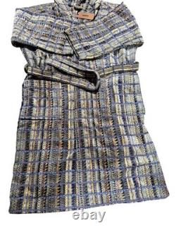 Missoni Bathrobe in cotton terry with Striped Pattern Unisex Size XL