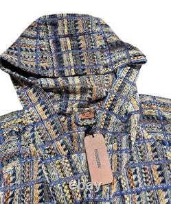 Missoni Bathrobe in cotton terry with Striped Pattern Unisex Size XL