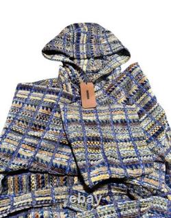 Missoni Bathrobe in cotton terry with Striped Pattern Unisex Size XL