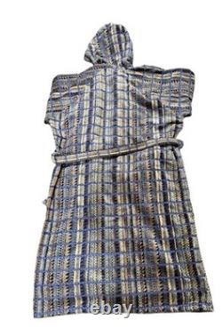 Missoni Bathrobe in cotton terry with Striped Pattern Unisex Size XL