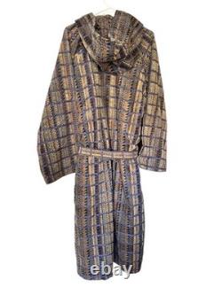 Missoni Bathrobe in cotton terry with Striped Pattern Unisex Size XL
