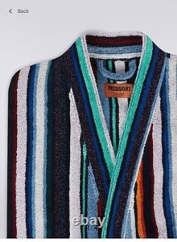 Missoni Chandler terry bathrobe with lurex Size S