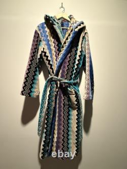 Missoni Giacomo Multicolor Blue Bathrobe XL Current Style