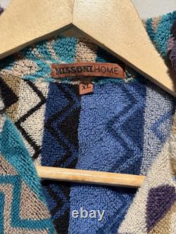Missoni Giacomo Multicolor Blue Bathrobe XL Current Style