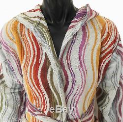 Missoni Home Accappatoio Bath Robe Chevron Collection Peggy 159 Large Cappuccio