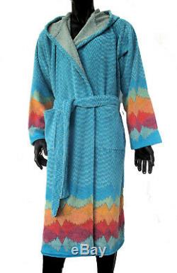 Missoni Home Bath Robe Tamara 100 Cotton Velour Geranium Collection S M L