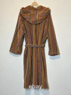 Missoni Hooded Bathrobe Multicolor Cotton Pockets Unisex Made in Italy