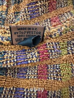 Missoni Hooded Bathrobe Multicolor Cotton Pockets Unisex Made in Italy