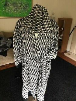 Missoni home jazz bath robe dressing gown gym robe mens large hooded £235