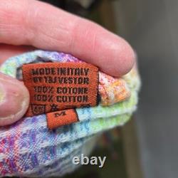 Missoni rainbow waffle turkish cotton bath robe italy medium Unisex