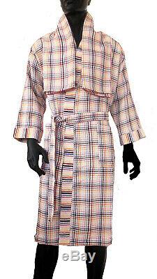 Missonihome Bath Robe + Bath Towel Waffle Weave Marvin 100 S M L 100% Cotton