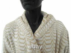 Missonihome Hooded Bath Robe Sammy 461 Cotton Anemone Collection Medium Large