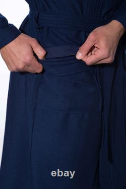 Morgenstern Dressing Gown Men Long Kimono Travel Bathrobe XL, Blue