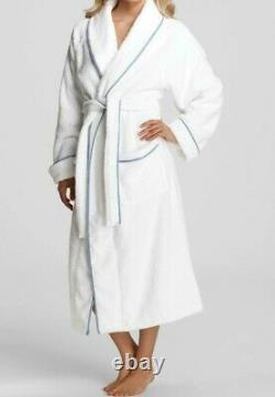 NEW $300 Matouk Cairo Egyptian Cotton Small Bath Robe Pool/Pool