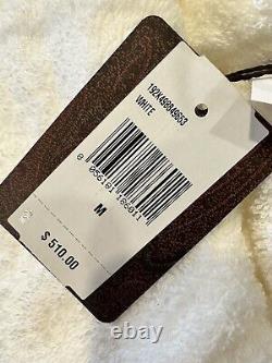 NEW Etro Men's Bandolero Kimono Style Terry Bathrobe White Size Medium NWT $510
