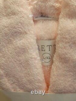 NEW Frette PINK L XL Bathrobe Robe 100% Cotton Turkish Terry Shawl Collar