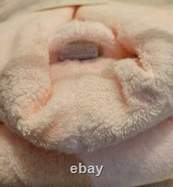 NEW Frette PINK L XL Bathrobe Robe 100% Cotton Turkish Terry Shawl Collar