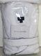 NEW Hill House Men's Bath Terry Robe White w Navy Aegean Cotton Belt S M