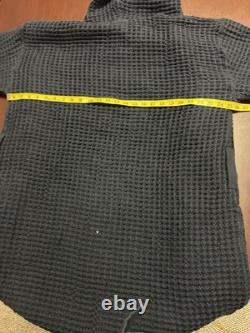 NEW Huckberry x Onsen Supima Cotton Large Waffle Bath Robe Luxurious Navy Unisex