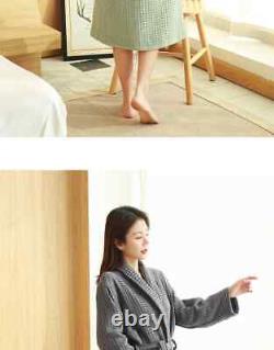 NEW Long robe men's 100% cotton kimono bathrobe towel bathrobe