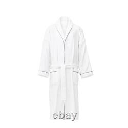 NEW Millstrand Co. Unisex Bathrobe Morning White L Island Bath Collection withTags
