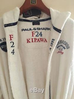 NEW Paul & Shark Jacket Bathrobe Accappatoio Swimm Men L KIPAWA