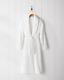 NEW Serena & Lily Sonoma XL Robe White Turkish Cotton Shawl Collar unisex with bag