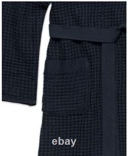 NEW Small Huckberry Onsen Supima Waffle Bath Robe Luxurious Lightweight Cotton