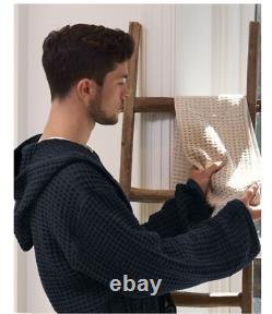 NEW Small Huckberry Onsen Supima Waffle Bath Robe Luxurious Lightweight Cotton