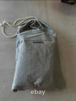 NEW Small Huckberry Onsen Supima Waffle Bath Robe Luxurious Lightweight Cotton