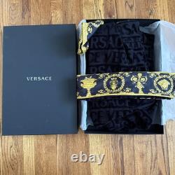 NEW Versace Baroque Bath Robe (Black) Size XL EXTRA LARGE