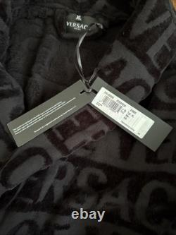 NEW Versace Baroque Bath Robe (Black) Size XL EXTRA LARGE