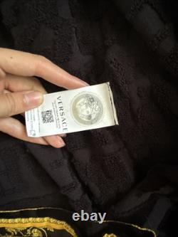 NEW Versace Baroque Bath Robe (Black) Size XL EXTRA LARGE