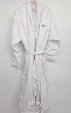 NWOT Frette Luxury Belted Double layer Terry Spa Bath Robe Unisex Size XL White
