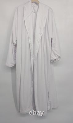 NWOT Frette Luxury Belted Double layer Terry Spa Bath Robe Unisex Size XL White