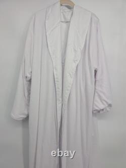 NWOT Frette Luxury Belted Double layer Terry Spa Bath Robe Unisex Size XL White