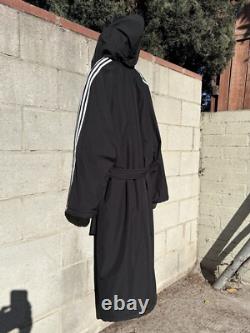NWT $5400 BALENCIAGA x Adidas Runway Padded Bath Robe Black Sz XL