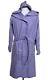 NWT $700 Bottega Veneta Cotton Terry Bath Robe Dark Purple Small 723607 Italy