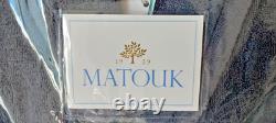 NWT Matouk Unisex Bathrobe-Smoke Gray-Size M/L-BRAND NEW & SEALED