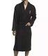 NWT Polo Ralph Lauren Robe Rugby Football Toggle Bear Bathrobe Sz S/M Black