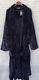 NWT Roundtree & Yorke Men's Big & Tall Plush Spa Bath Robe Navy Blue 3XB/4XB