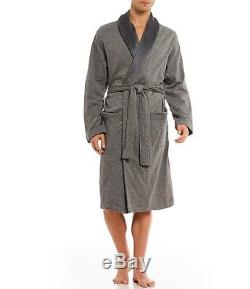 NWT UGG AUSTRALIA Men's ROBINSON Shawl Collar PLUSH Bath Robe GRAY L/XL $145