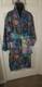 NWT Versace Multicolor-Blu Size X Large Cotton Terry Bathrobe ZACP00008