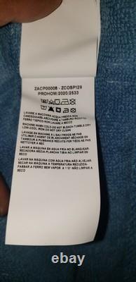 NWT Versace Multicolor-Blu Size X Large Cotton Terry Bathrobe ZACP00008