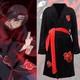 Naruto Bathrobe Akatsuki Dressing Gown Itachi Pajamas Cosplay Ushiwa