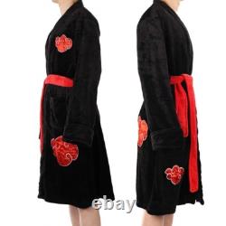 Naruto Bathrobe Akatsuki Dressing Gown Itachi Pajamas Cosplay Ushiwa
