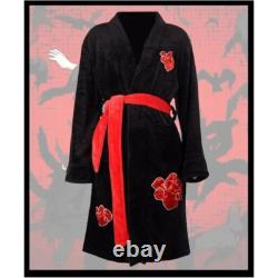 Naruto Bathrobe Akatsuki Dressing Gown Itachi Pajamas Cosplay Ushiwa